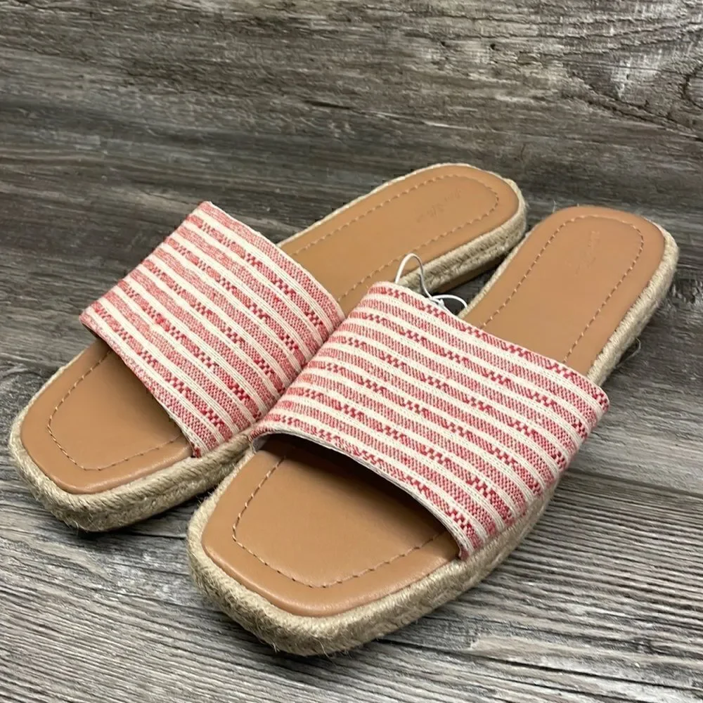 Women's Maren Square Toe Espadrille Slide Sandals - Universal Thread